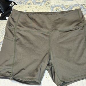 Olive Green Women's Shorts